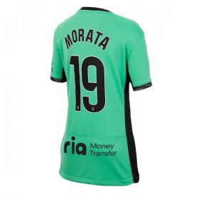 Damen Fußballbekleidung Atletico Madrid Alvaro Morata #19 3rd Trikot 2023-24 Kurzarm